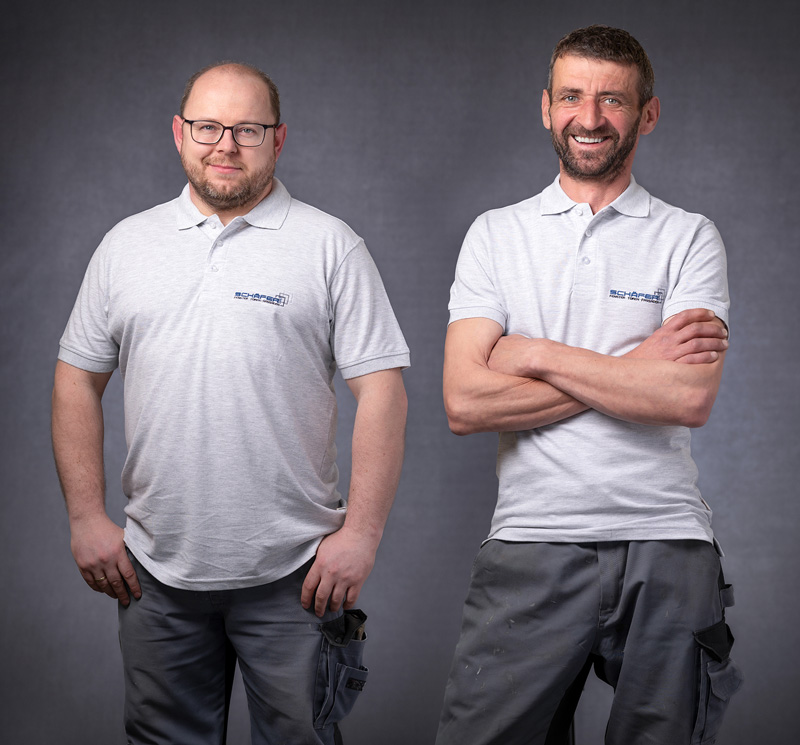 Mitarbeiter der Montageteams