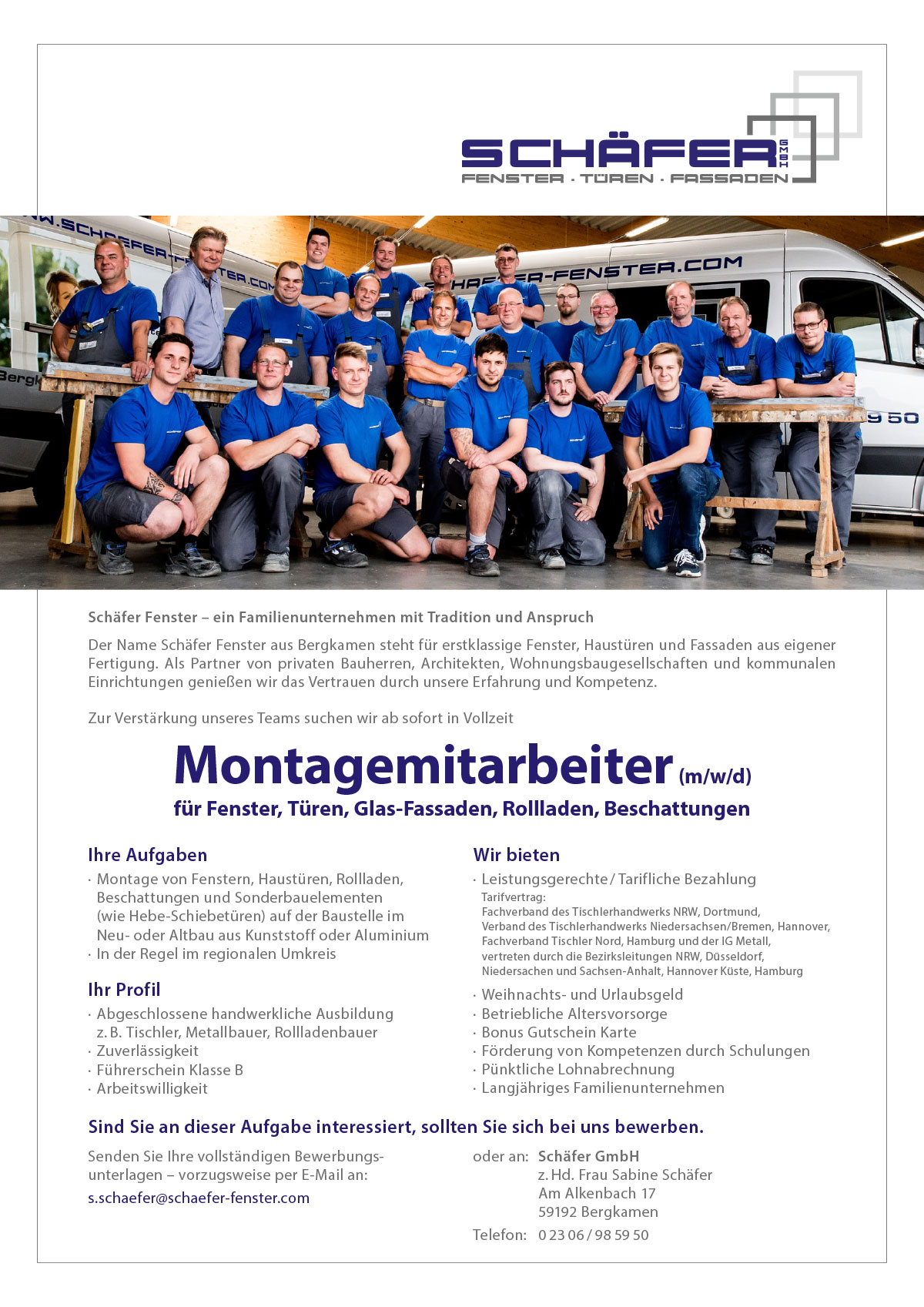 Bild der Stellenanzeige